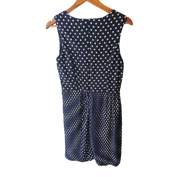 Candalite Polka Dot Dress Navy Blue Size S NWT - Picture 2 of 4
